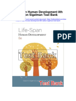 Life Span Human Development 8th Edition Sigelman Test Bank Full Chapter PDF