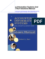Accounting Information Systems 2nd Edition Hurt Solutions Manual Full Chapter PDF