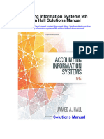 Accounting Information Systems 9th Edition Hall Solutions Manual Full Chapter PDF
