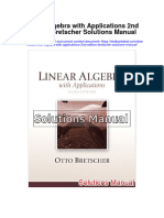 Linear Algebra With Applications 2nd Edition Bretscher Solutions Manual Full Chapter PDF