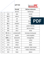 Daftar Kata Sifat I N3