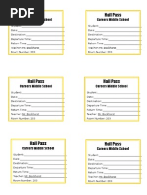 hall pass
