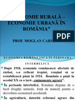 Economie Rurala Economie Urbana in Romania Cls. 11