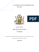 Research Proposal - Education Law & Policy - G341326692018 - Eddy Corley
