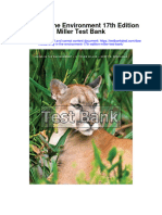 Living in The Environment 17th Edition Miller Test Bank Full Chapter PDF