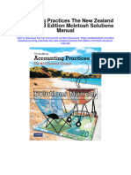 Accounting Practices The New Zealand Context 3rd Edition Mcintosh Solutions Manual Full Chapter PDF