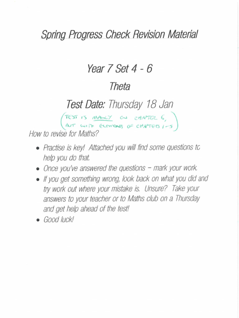 Year 7 Set 4-6 | PDF