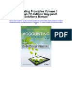 Accounting Principles Volume 1 Canadian 7th Edition Geygandt Solutions Manual Full Chapter PDF