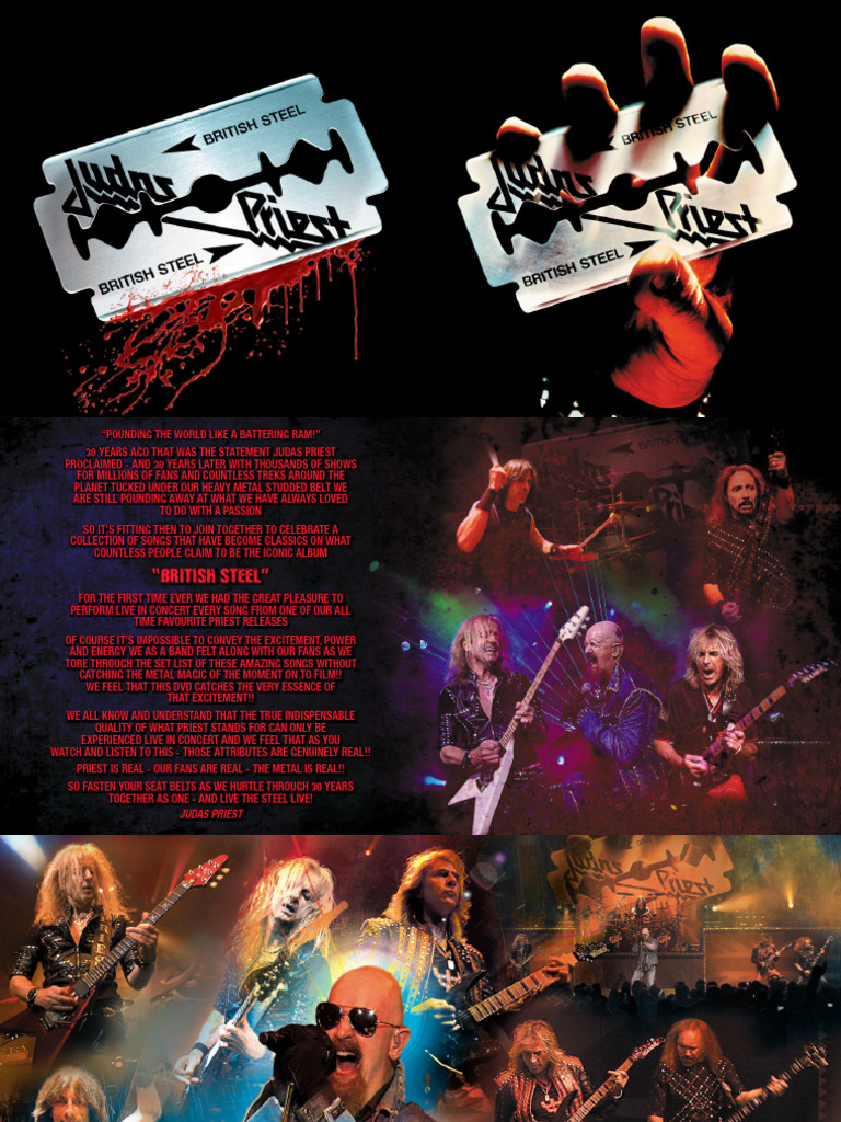 Judas Priest, British Steel (30th Anniversary Edition) | PDF | Heavy