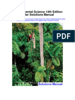 Environmental Science 14th Edition Miller Solutions Manual Full Chapter PDF