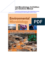 Environmental Microbiology 3rd Edition Pepper Solutions Manual Full Chapter PDF