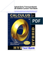 Calculus Hybrid Early Transcendental Functions 6th Edition Larson Test Bank Full Chapter PDF