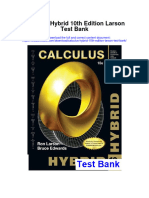 Calculus Hybrid 10th Edition Larson Test Bank Full Chapter PDF