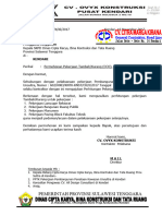 SURAT. CCO-Penataan UNSULTRA