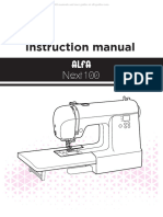 Alfa Next 11 Sewing Machine Instruction Manual