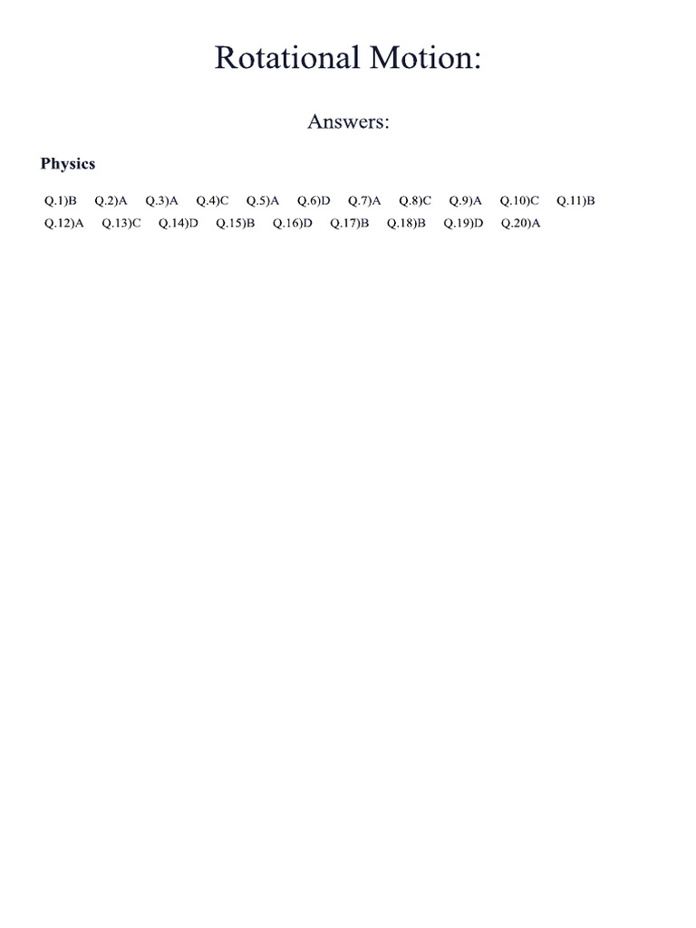 RM Answers | PDF