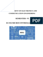 EC334 Microcontrollers Lab-manual Final