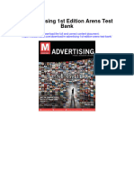 M Advertising 1st Edition Arens Test Bank Full Chapter PDF