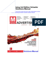 M Advertising 3rd Edition Schaefer Solutions Manual Full Chapter PDF