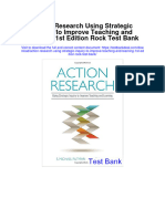 Action Research Using Strategic Inquiry To Improve Teaching and Learning 1st Edition Rock Test Bank Full Chapter PDF