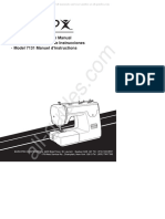 EuroPro 7131 Sewing Machine Instruction Manual