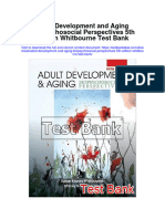 Adult Development and Aging Biopsychosocial Perspectives 5th Edition Whitbourne Test Bank Full Chapter PDF