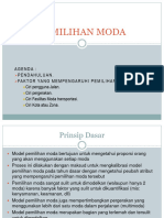 Model Pemilihan Moda (Modal Split) 23