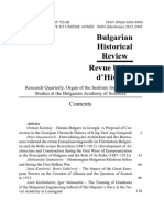 Bulgarian Historical Review 2023 3 4 Table of Content.