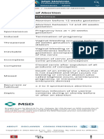 Table Classification of Abortion - MSD Manual Professional Edition