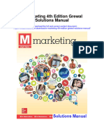 M Marketing 4th Edition Grewal Solutions Manual Full Chapter PDF