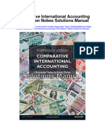 Comparative International Accounting 13th Edition Nobes Solutions Manual Full Chapter PDF
