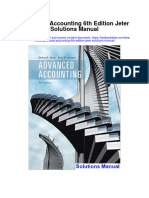 Advanced Accounting 6th Edition Jeter Solutions Manual Full Chapter PDF