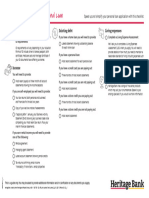 Applying For A Personal Loan Document Checklist