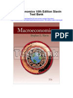 Download Macroeconomics 10th Edition Slavin Test Bank full chapter pdf