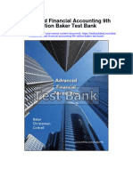 Advanced Financial Accounting 9th Edition Baker Test Bank Full Chapter PDF