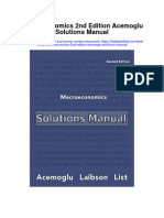 Macroeconomics 2nd Edition Acemoglu Solutions Manual Full Chapter PDF