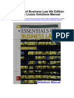 Essentials of Business Law 9th Edition Anthony Liuzzo Solutions Manual Full Chapter PDF