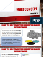 Lesson 5 - Mole Concept