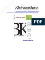 Essentials of Contemporary Business 1st Edition Boone Solutions Manual Full Chapter PDF