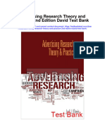 Advertising Research Theory and Practice 2nd Edition David Test Bank Full Chapter PDF
