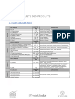 Liste Des Produits Commercialises