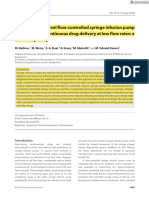 Anaesthesia - 2019 - Batliner - Evaluation of A Novel Flow Controlled Syringe Infusion Pump For Precise and Continuous Drug