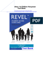 Download Aging Matters 1st Edition Hooyman Test Bank full chapter pdf
