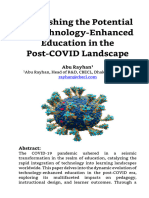 Unleashing The Potential of Technology-Enhanced Education in The Post-COVID Landscape
