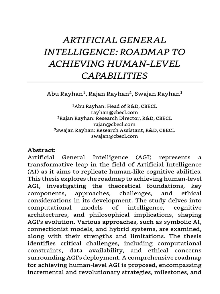 ARTIFICIAL GENERAL INTELLIGENCE PDF visual data 4