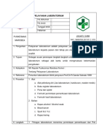 Sop Pelayanan Laboratorium