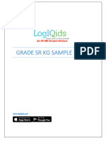 LogIQids SR KG Sample Paper PDF