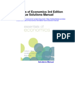 Essentials of Economics 3rd Edition Brue Solutions Manual Full Chapter PDF