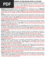 Winners Chapel Prayer Points For 21 Day Prayer and Fasting 2024 PDF ...
