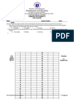 Mapeh 10 - Summative Test